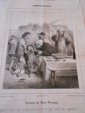 Cartoon 1840 paris d'occasion  Expédié en Belgium