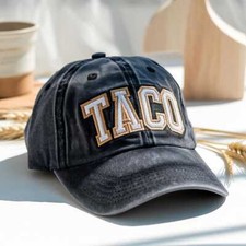 Boné de beisebol bordado TACO Trades, chapéu de beisebol vintage para pai comprar usado  Enviando para Brazil