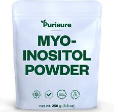 Suplemento de energia, cérebro e fertilidade Purisure Myo inositol em pó 250g 500 usos comprar usado  Enviando para Brazil