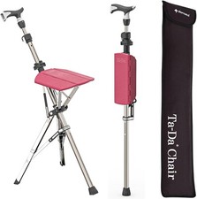 Assento de bengala ajustável STEP2GOLD Ta-Da Chair Series 1 Pro (13085 vermelho) comprar usado  Enviando para Brazil