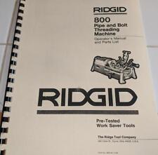 Ridgid 800 pipe for sale  Winthrop