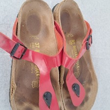 Sandali birkenstock rosso usato  Marano di Napoli