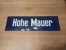 Emaille strassenschild hohe gebraucht kaufen Emaille strassenschild hohe gebraucht kaufen  Becherbach, Hausen, Schneppenbach
