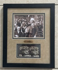 KENESAW MOUNTAIN LANDIS PERSONALIZADO EMOLDURADO 19,5x15,5 VISÃO DE PEDRA ANGULAR E FOTO 1927 RARO, usado comprar usado  Enviando para Brazil