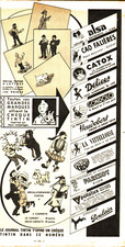 Publicité tintin papier d'occasion  Villecresnes