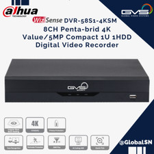 DAHUA XVR5108HS-4KL-I3 (OEM) DVR DE 8 CANAIS ATÉ 8MP 4 EM 1 ÁUDIO COAXIAL 1 SATA comprar usado  Enviando para Brazil