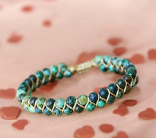 Bracelet ajustable pierre d'occasion  Septfonds