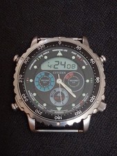 CITIZEN C050-088379K YACHTING Temporizador de Iate Vintage Digital LCD Relógio Analógico LEIA comprar usado  Enviando para Brazil