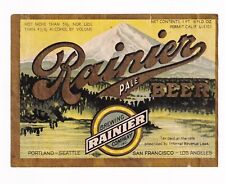 1933 rainier brewing for sale  USA