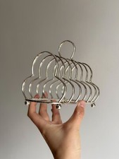 metalowy uchwyt do serwowania tostów. uchwyt na chleb. Vintage  i antyki, używany na sprzedaż  PL