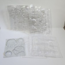 Conjunto de 14 moldes de plástico Candy & Sucker ação de graças Páscoa outono esportes feriado comprar usado  Enviando para Brazil