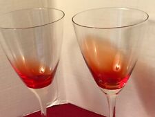 Wine glasses amberina for sale  Havertown