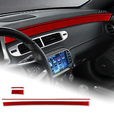 Adesivo de fibra de carbono tampa painel frontal lateral vermelho carro para Camaro 2012-2015 comprar usado  Enviando para Brazil