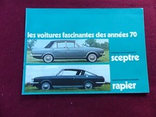 Catalogue automobiles sunbeam d'occasion  Saint-Romain-de-Colbosc
