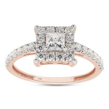 Princess moissanite engagement for sale  Houston