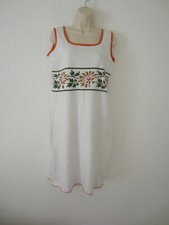 Robe blanche orange d'occasion  Chalonnes-sur-Loire