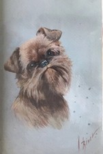 Antique watercolor painting d'occasion  Expédié en Belgium