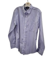 Camisa social Nordstrom azul com acabamento espinha de peixe ajuste sem rugas tamanho 151/2 32-33 comprar usado  Enviando para Brazil