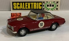 SLOT CAR SCX SCALEXTRIC EXIN C-32 MERCEDES 250SL #10 GRANATE  CAPOTA  NEGRA comprar usado  Enviando para Brazil