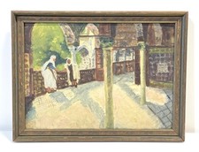 Vintage orientalist framed d'occasion  Expédié en Belgium