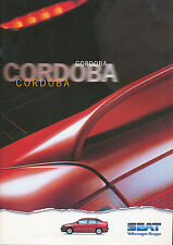 Seat Cordoba Prospekt 1996 7/96 D brochure Autoprospekt broschyr brosjyre comprar usado  Enviando para Brazil