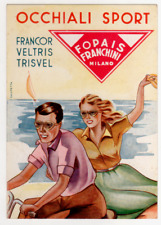 Cartolina pubblicitaria occhia usato  Italia