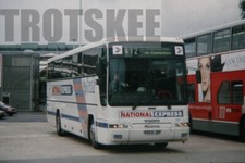 35mm Slide Ribble Volvo B10M-62 Plaxton 52454 R554JDF c1997 Original comprar usado  Enviando para Brazil