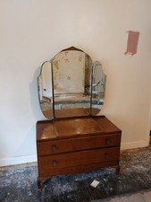Vintage mirrored dressing for sale  WREXHAM