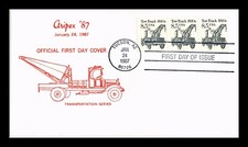SELOS DR JIM CAPA EUA CAMINHÃO REBOQUE TRANSPORTE SÉRIE FDC ARIPEX TUCSON ARIZONA comprar usado  Enviando para Brazil