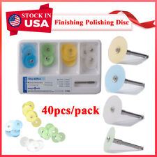 40 peças disco dental metal composto discos espirais acabamento polimento roda mandril comprar usado  Enviando para Brazil