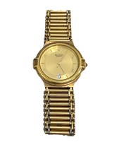 Vintage Bulova Relógio Masculino de Quartzo Tom Dourado Data Janela Como Está P6 comprar usado  Enviando para Brazil