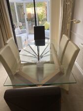 Glass top dining for sale  CHESTER