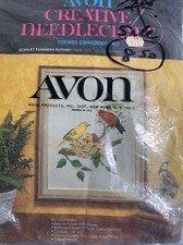 Kit de bordado Avon Creative Needlecraft Crewel foto de Scarlet Tanager comprar usado  Enviando para Brazil