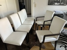 Esszimmerstuhle echtleder wei� gebraucht kaufen  Berlin