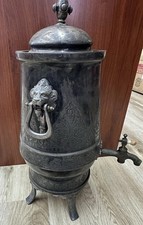 Meriden B. Samovar antigo banhado a prata da empresa comprar usado  Enviando para Brazil