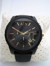 ARMANI EXCHANGE RELÓGIO CRONÓGRAFO AX7105 AÇO INOXIDÁVEL SILCONE QUARTZO GENUÍNO, usado comprar usado  Enviando para Brazil