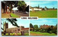 Postcard long melford for sale  TEWKESBURY
