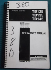 Takeuchi tb125 tb135 for sale  Union