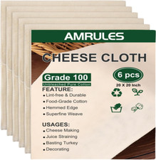 Cheese cloths straining for sale  Sacramento