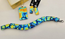 Handcrafted multicolor fused for sale  Long Beach