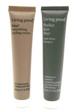 Living Proof Set No Frizz Crema de peinado suave y champú de día perfecto para el cabello 1 oz segunda mano  Embacar hacia Mexico