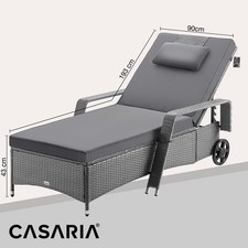 Ware sonnenliege polyrattan gebraucht kaufen  Merzig