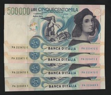 500000 lire raffaello usato  Roma