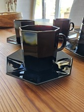 Arcoroc set black for sale Arcoroc set black for sale  LOUTH