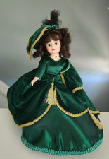 Vestido cortina veludo verde boneca 10" Madame Alexander SCARLETT E o Vento Levou comprar usado  Enviando para Brazil