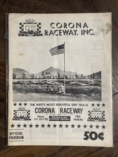 Vintage 1978 Corona Raceway California Racing Stock Car Programa Oficial comprar usado  Enviando para Brazil