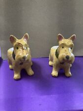 Pair pottery scottie for sale  SHANKLIN
