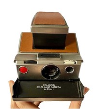 CÂMERA TERRESTRE POLOROID SX-70, EXCELENTE ESTADO, FILME TESTADO, DÉCADA DE 1970 ORIGINAL  comprar usado  Enviando para Brazil
