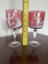 Pair mary gregory for sale  WOLVERHAMPTON