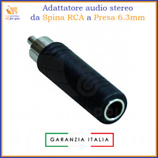 adattatore rca jack stereo usato  Napoli